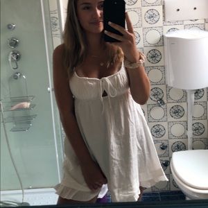 White princess polly babydoll dress